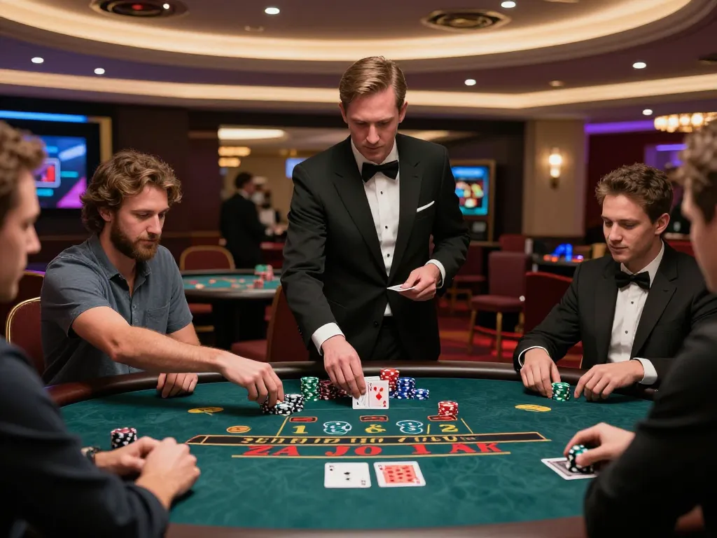 Players at 789club engaged in a thrilling game of Blackjack, showcasing strategy and excitement.