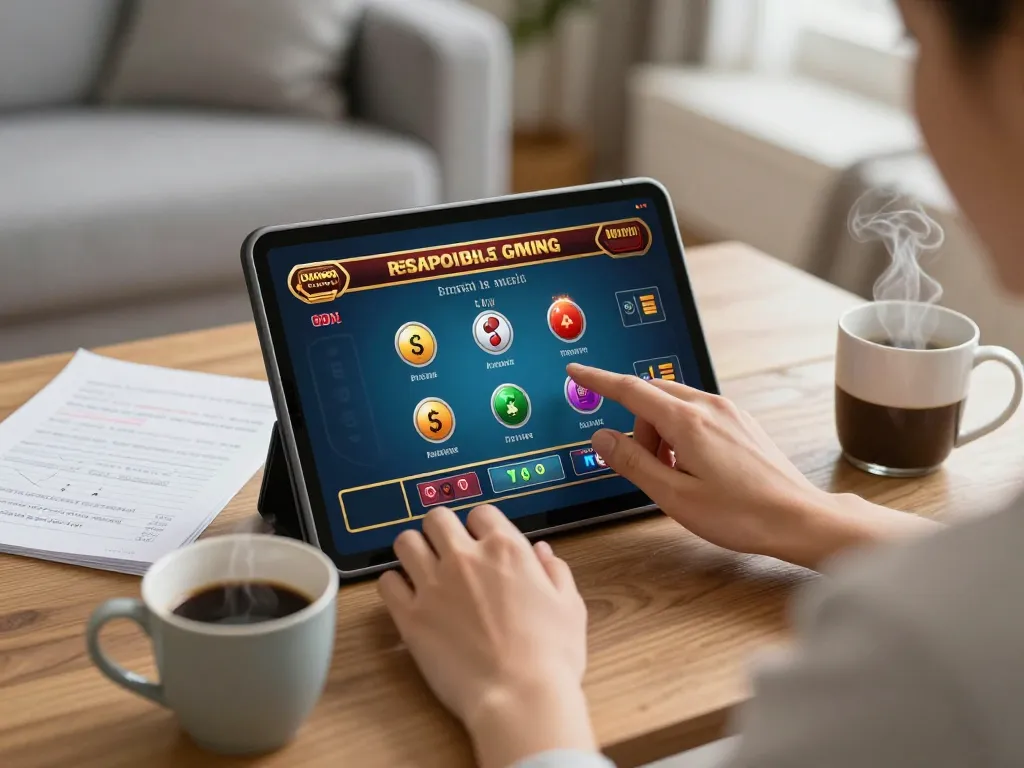 SC88 players enjoying an exciting online gambling experience on a tablet in a cozy home.