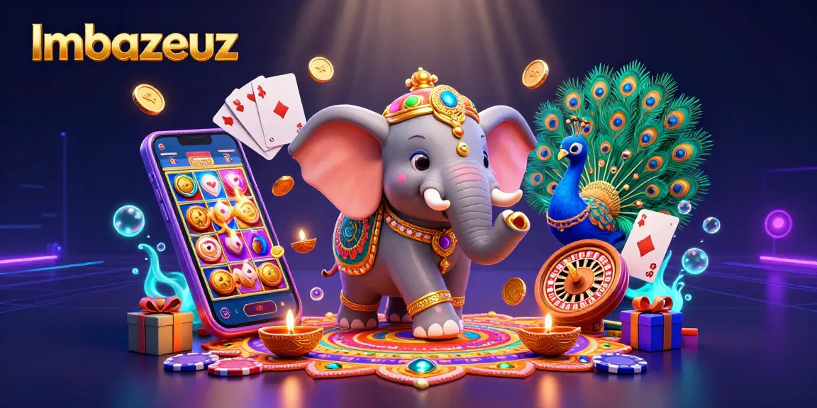 Memenangkan jackpot saat bermain Imbazeuz dengan slot bergcolor yang menggoda, dikelilingi elemen kasino yang mengesankan.