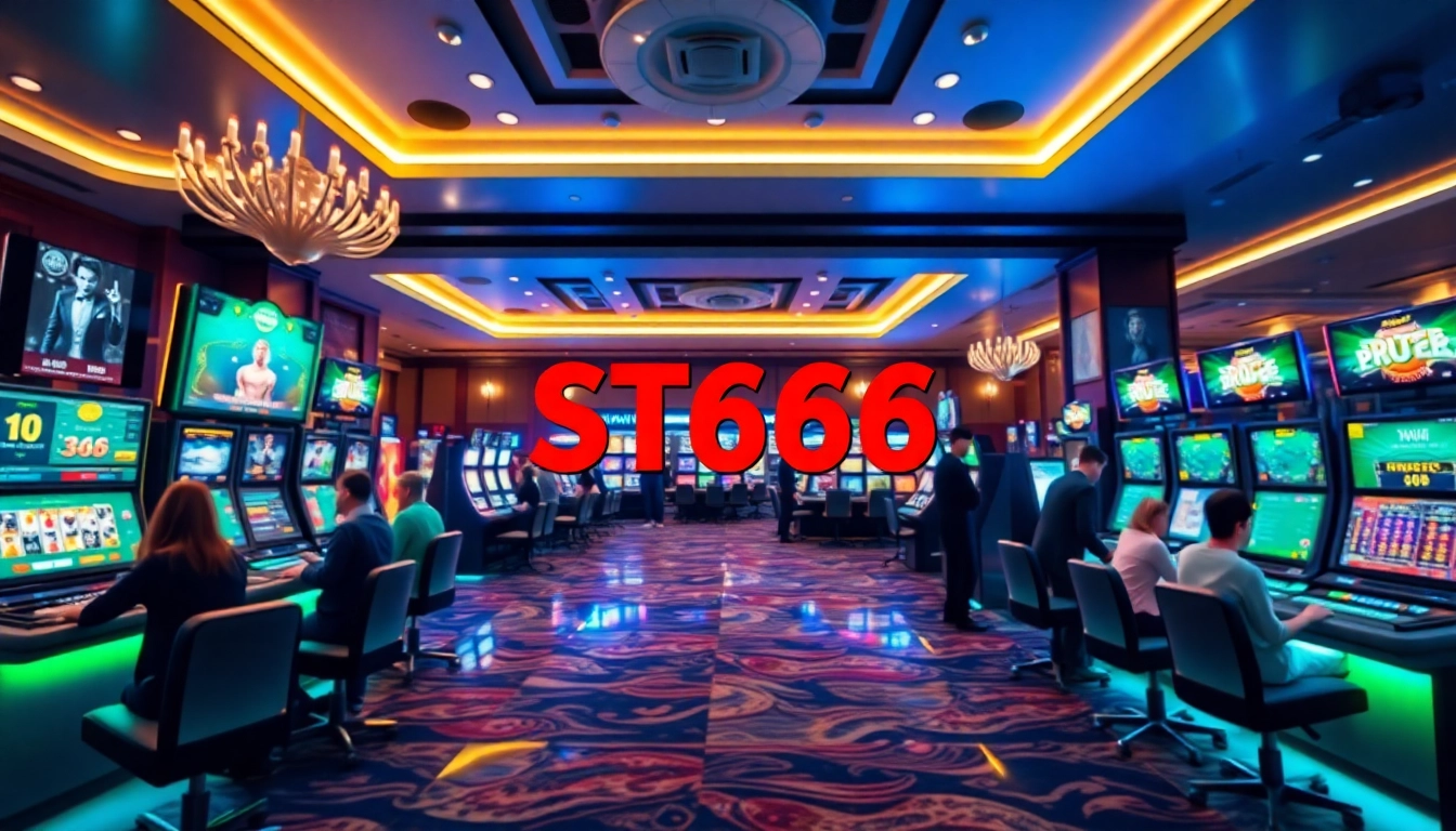 Experience the thrill of ST666, Vietnam's leading online betting platform, showcasing dynamic gaming environments and vibrant interactive elements.