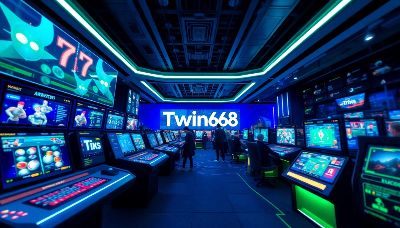 Twin68 digital gaming platform showcasing vibrant online betting and casino games.