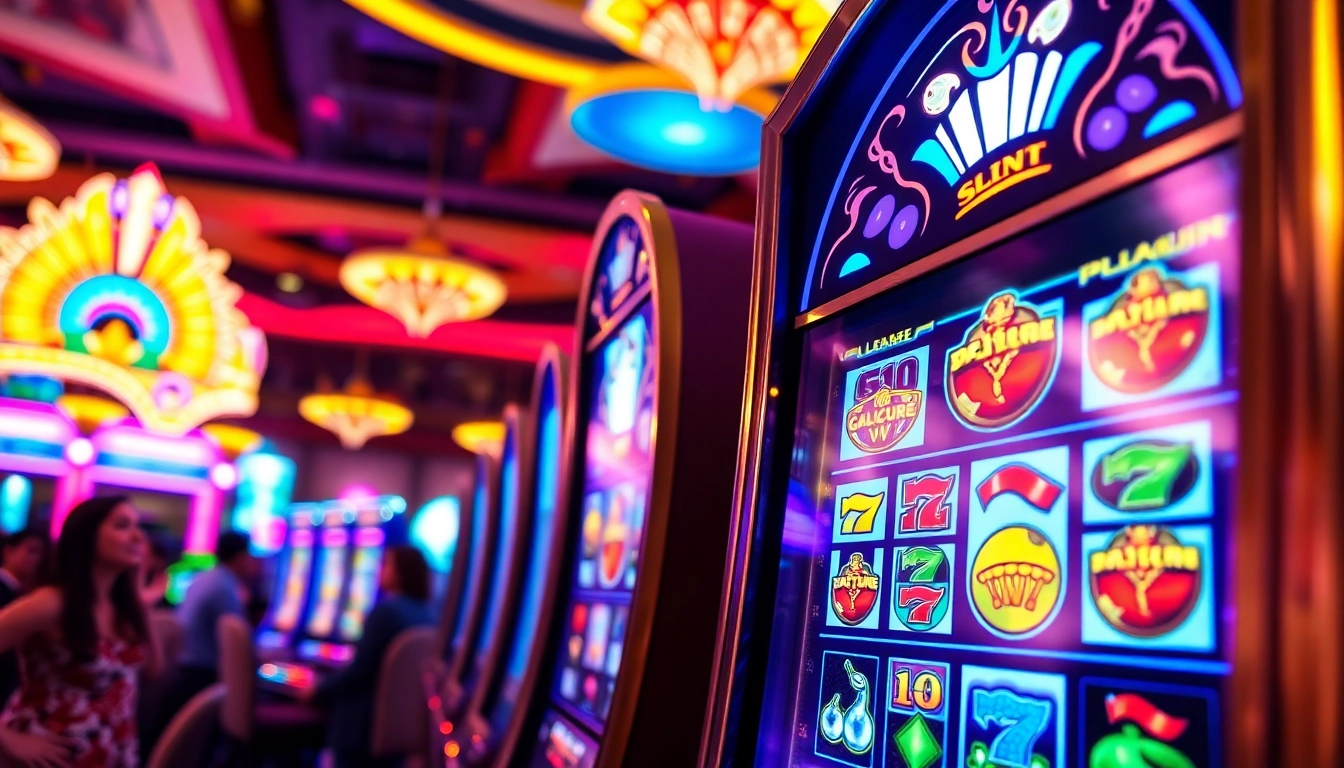 Menangkan galicuan dalam mesin slot yang cerah dan meriah di kasino.