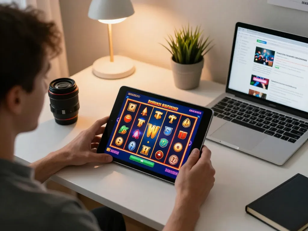 Player spins minimum bets on sis4d slot games from the comfort of home, showcasing a vibrant slot interface