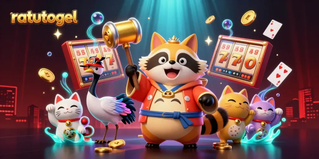 Membuka peluang menang di ratutogel dengan grafis 3D yang kaya detail dan elemen kasino.