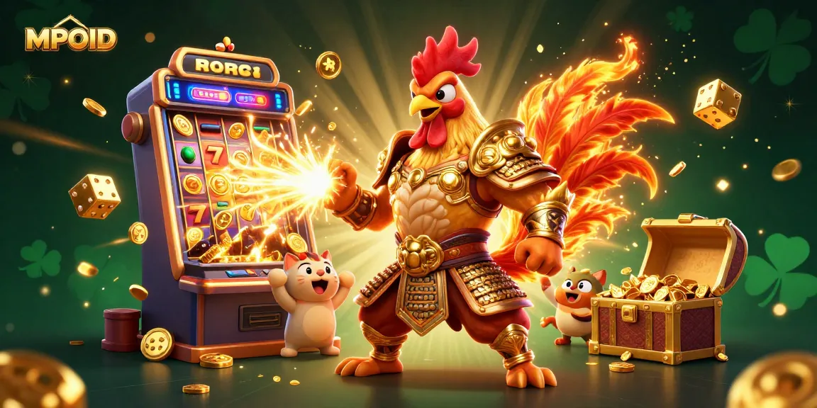 MPOID delivers exhilarating gaming experiences with a vibrant 3D casino scene highlighting thrilling jackpots and exciting characters.