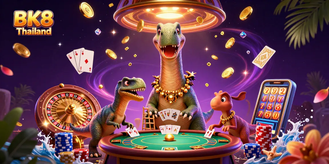 Unleash fun with BK8 Thailand's vibrant gaming atmosphere featuring iconic characters in action!
