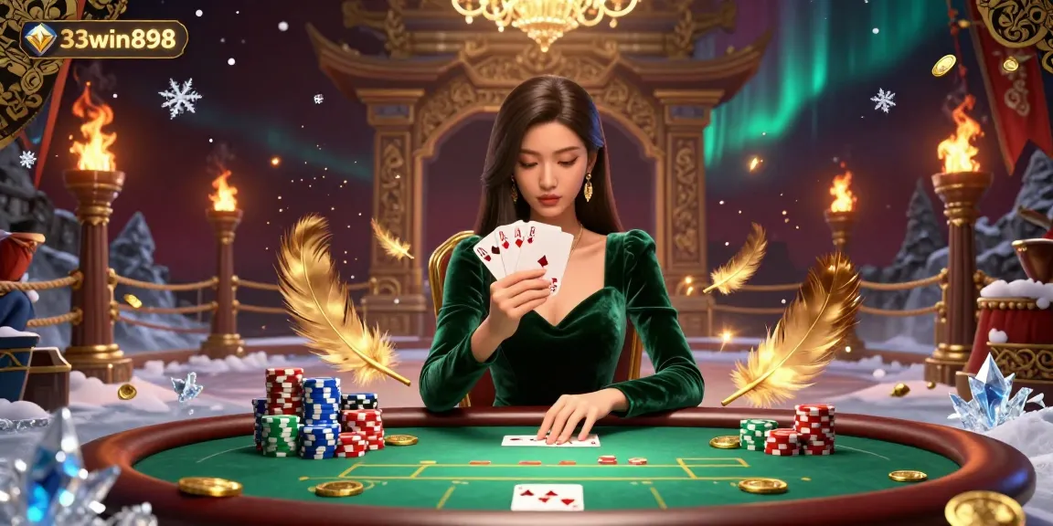 Experience thrilling poker action with 33win898 showcasing strategic gameplay and vibrant casino ambiance.