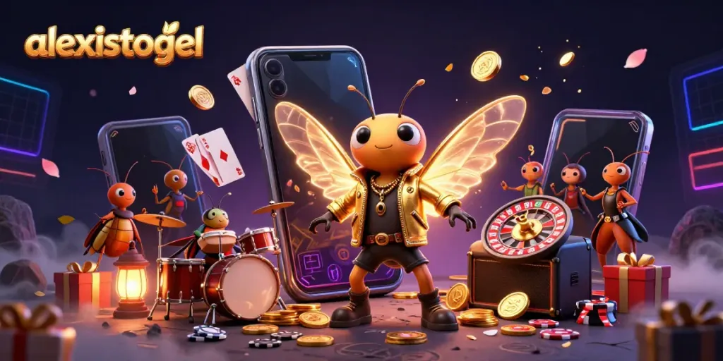 Mainkan slot di alexistogel dengan cicada rock star dan dekorasi kasino yang menarik.